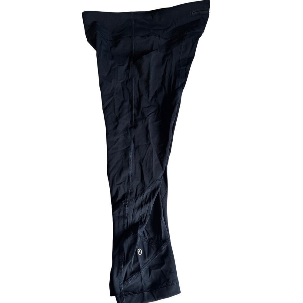 LULULEMON size 8 leggings NAVY - Picture 5 of 9